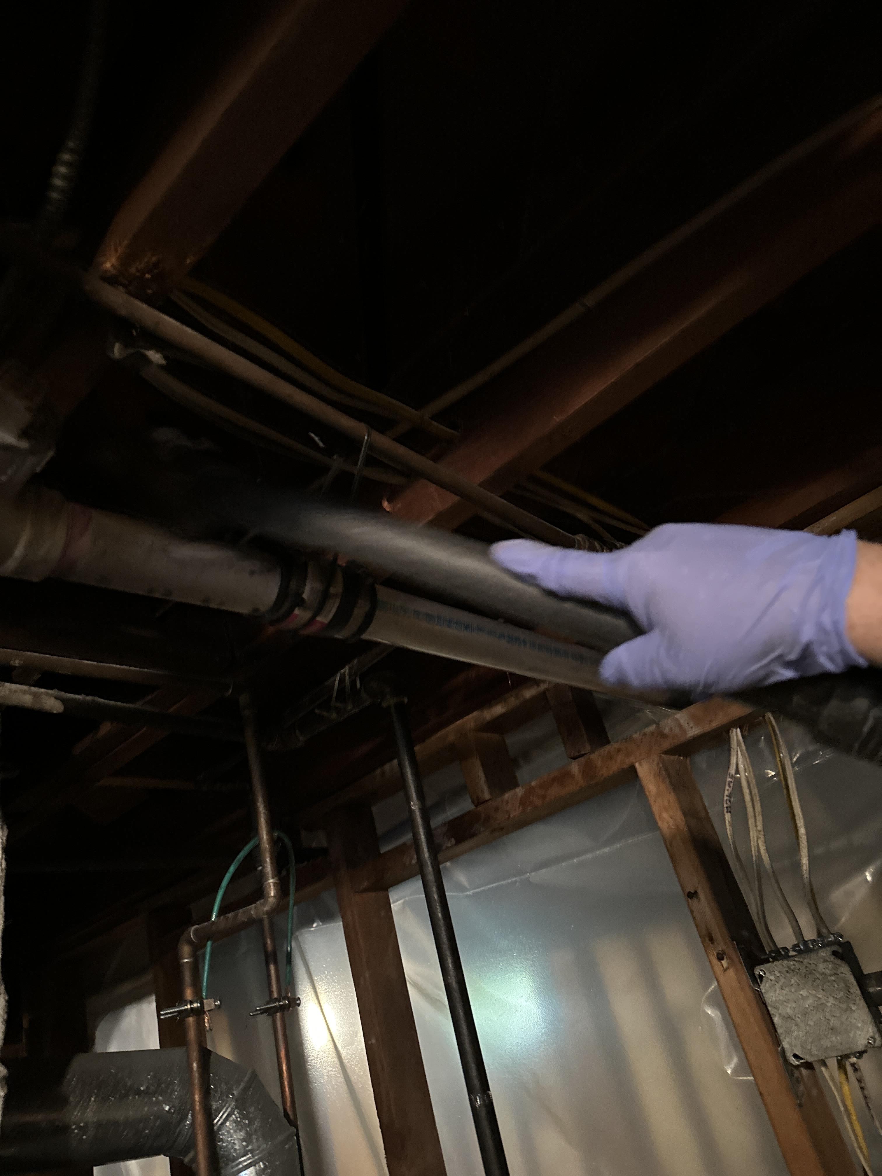 Cleaning Soot in Basement