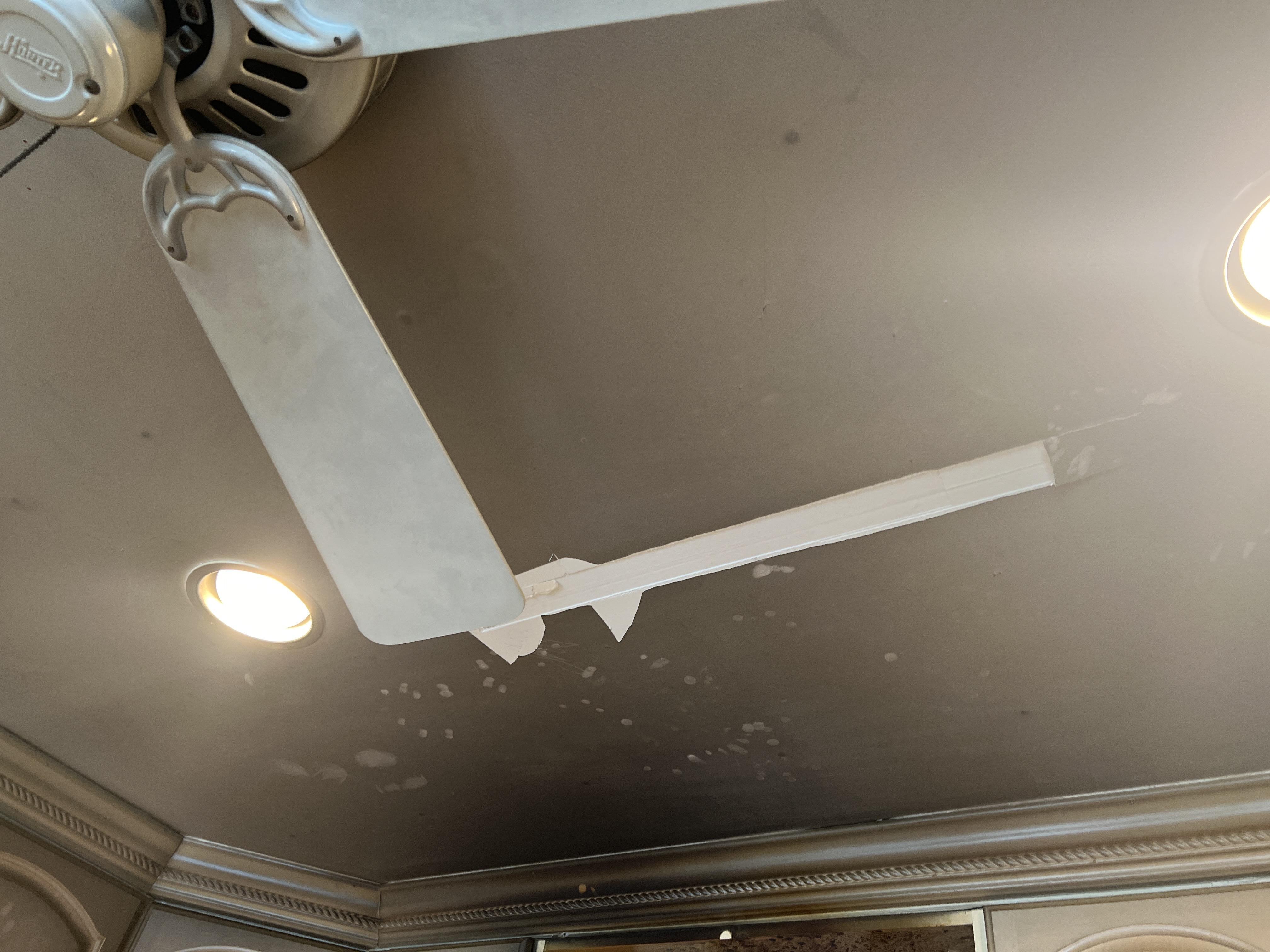 Fire Damage on Ceiling